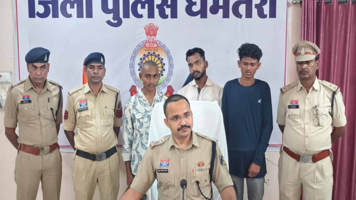 CG News : शराब पीने के दौरान हुआ विवाद, पत्थर से वार कर युवक को उतारा मौत के घाट, तीन आरोपी गिरफ्तार