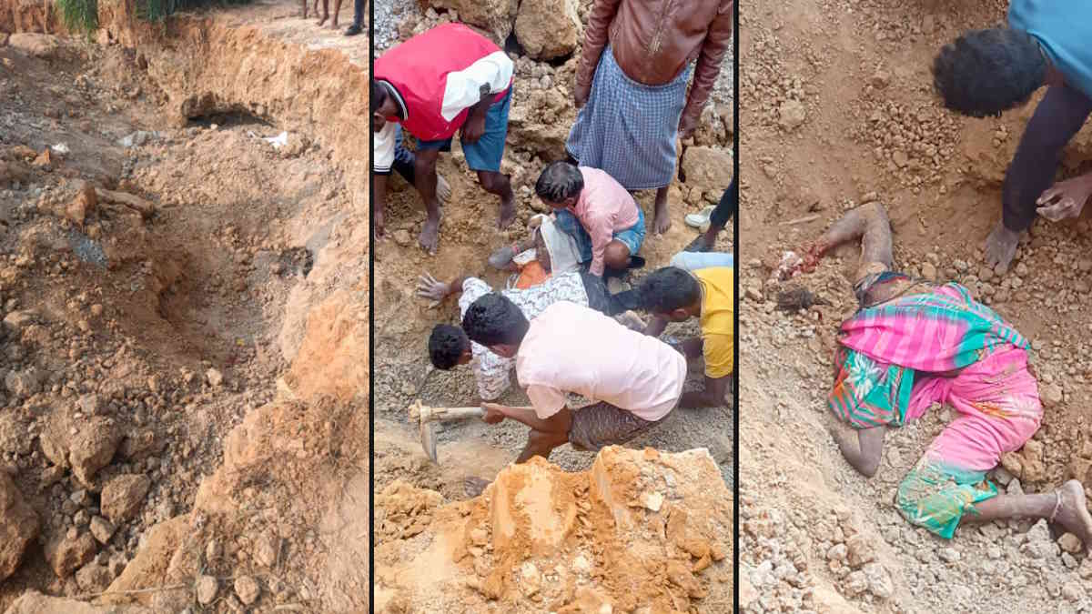 छुहीमिट्टी खदान धंसने से एक महिला की मौत, एक घायल, बाल-बाल बचे दो लोग…