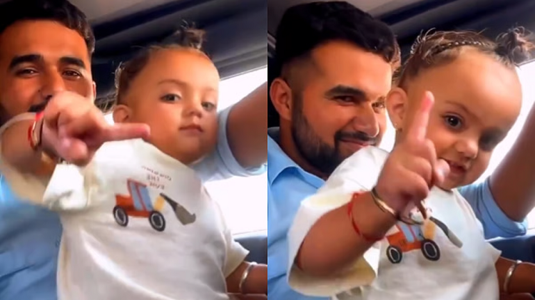 जूनियर मूसेवाला का स्वैग : क्यूट वीडियो वायरल, फैंस को आ रहा पसंद