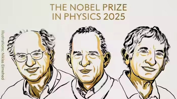 Nobel Prize 2025: फिजिक्स के नोबेल पुरस्कार का हुआ ऐलान, जॉन क्लार्क, मिशेल एच डेवोरेट, जॉन एम मार्टिनिस को मिला सम्मान