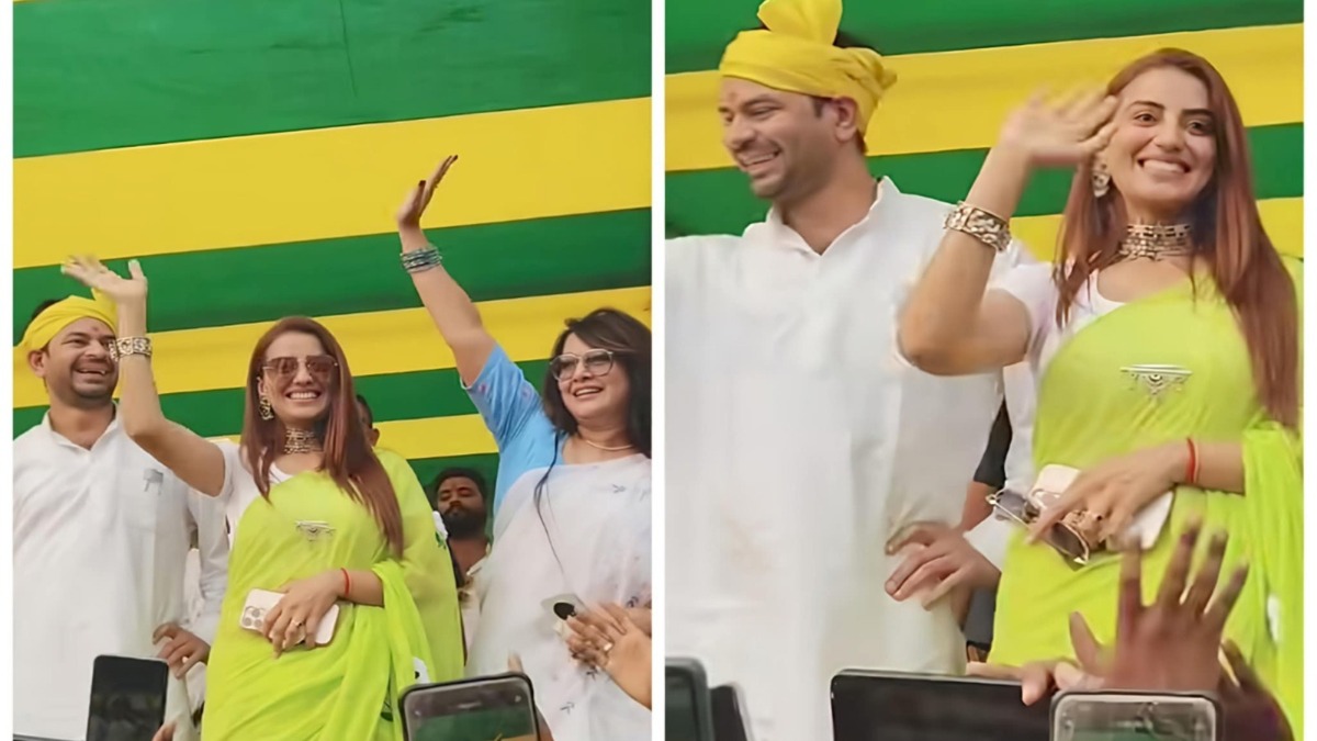 महुआ में तेजप्रताप के समर्थन में पहुंचीं भोजपुरी एक्ट्रेस अक्षरा सिंह, बोलीं-जीत गए तो एक कट्ठा जमीन दे दीजिएगा