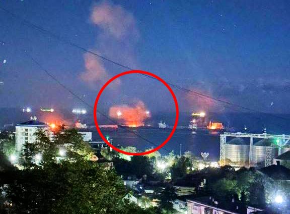 यूक्रेन के ड्रोन्स ने रूस के तुआप्से पोर्ट पर मचाई तबाही, धू-धूकर जल रहा ऑयल टर्मिनल ; घोषित हुआ आपातकाल