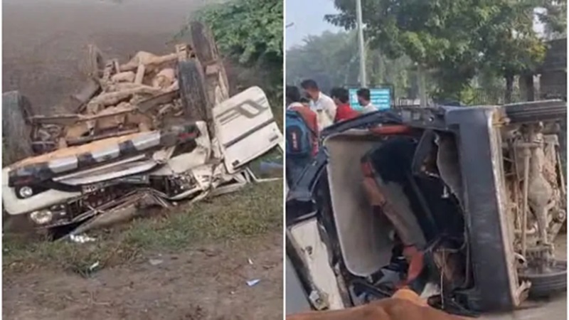 Rajasthan News: कोटा में दर्दनाक हादसा, स्कूल वैन पलटी; दो मासूमों की मौत