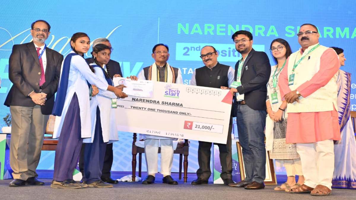 विजन 2047 की ओर सशक्त कदम : छत्तीसगढ़ टेक स्टार्ट 2025 ने खोले नवाचार के नए द्वार, मुख्यमंत्री साय ने किया आइडियाथॉन विजेताओं का सम्मान, कहा – प्रदेश के युवा नवाचार से रच रहे तकनीकी भविष्य