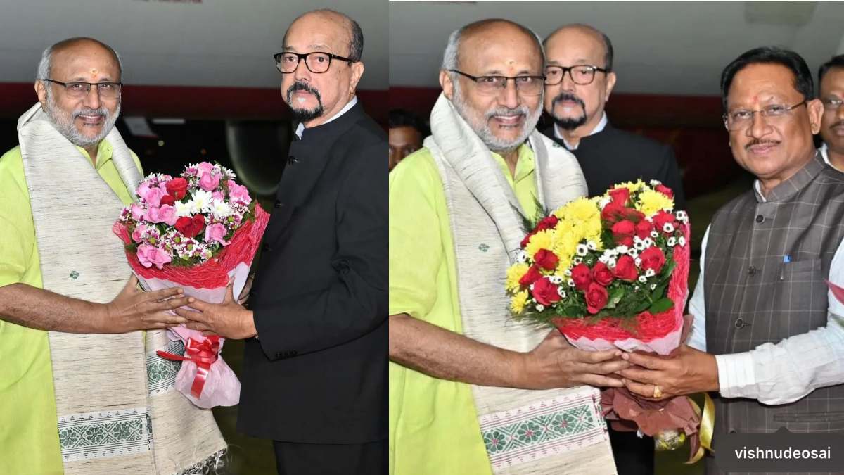 छत्तीसगढ़ दौरे पर पहुंचे उपराष्ट्रपति : सीपी राधाकृष्णन कल कई कार्यक्रमों में होंगे शामिल, महतारी वंदन योजना की 21वीं किश्त भी करेंगे जारी