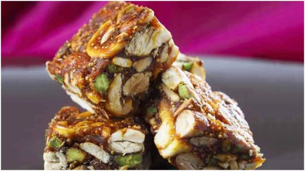 Dry Fruit Gajak Recipe