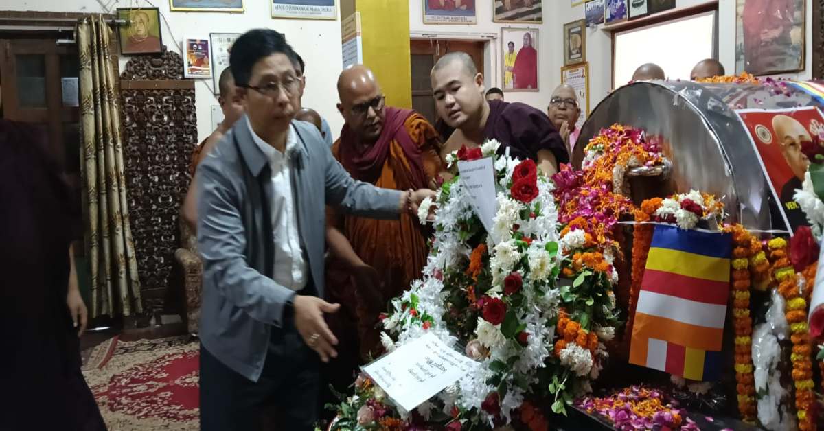 कुशीनगर लाया गया भदंत ज्ञानेश्वर महास्थवीर का पार्थिव शरीर, 11 नवंबर को होगा अंतिम संस्कार, सीएम योगी ने जताया शोक