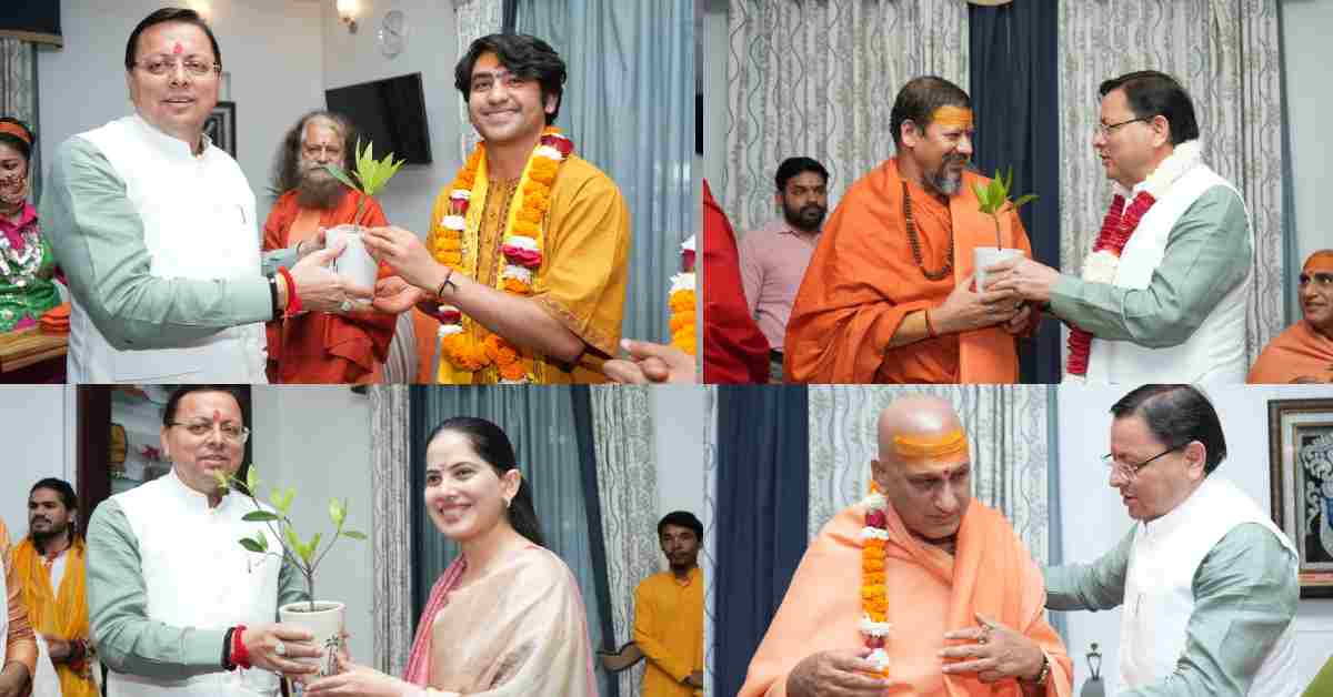 उत्तराखंड रजत जयंती: देशभर के संतों ने धामी सरकार के सांस्कृतिक संरक्षण और विकास कार्यों की सराहना, संत समाज ने CM धामी को दिया आशीर्वाद